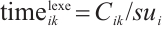 Mathematical equation