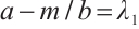 Mathematical equation
