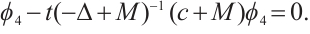 Mathematical equation