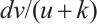 Mathematical equation