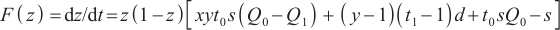 Mathematical equation