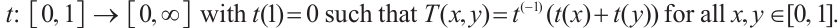 Mathematical equation