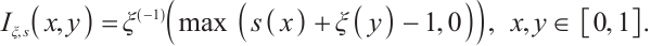 Mathematical equation