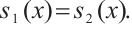 Mathematical equation