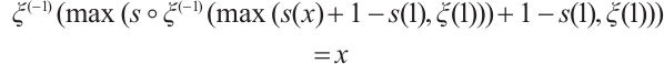 Mathematical equation
