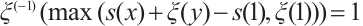 Mathematical equation
